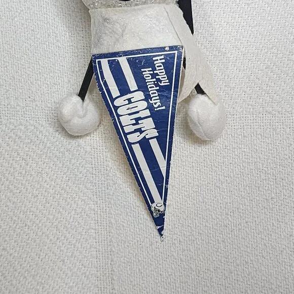 LAST CALLLLLL Snowman Pennant Indianapolis Colts Happy Holiday Light Up Ornament - Picture 8 of 16